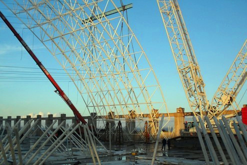 讷河大门网架工程